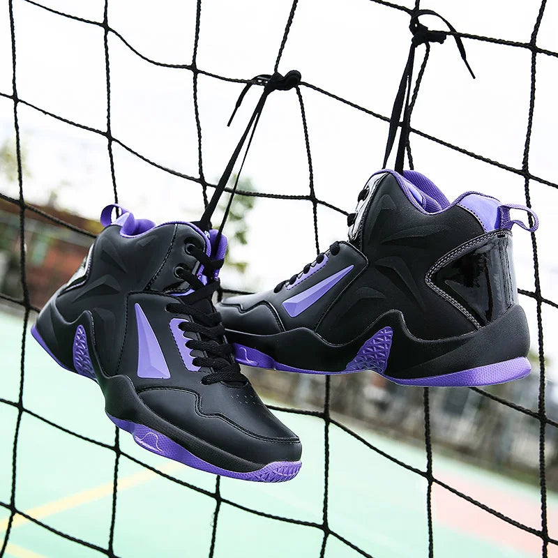 Men's Basketball Shoes- High Top Breathable Sneakers