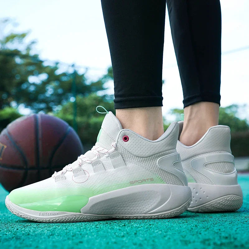 Basketball Sneakers Breathable, Shock-Absorbant, High-top Sneakers