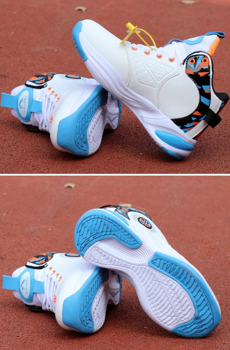 Men's Basketball Sneakers with Cushioning -- Comfortable Basketball Sneakers