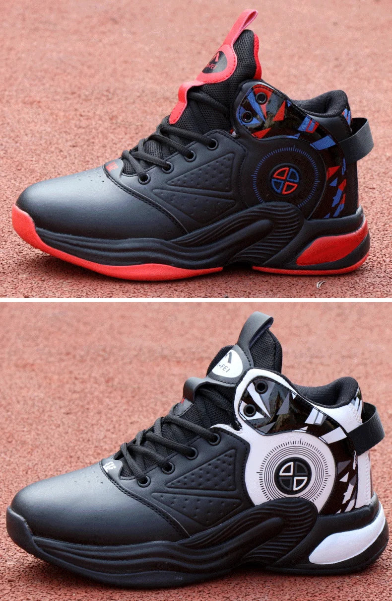 Men's Basketball Sneakers with Cushioning -- Comfortable Basketball Sneakers