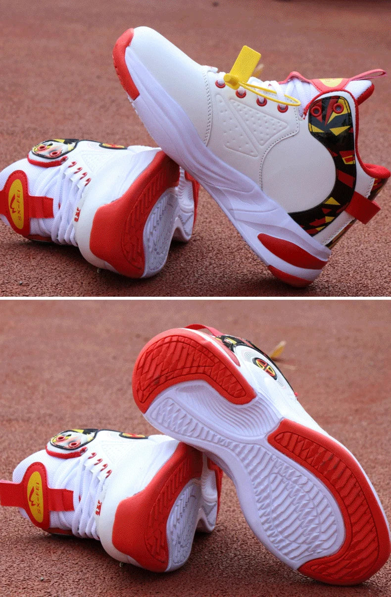 Men's Basketball Sneakers with Cushioning -- Comfortable Basketball Sneakers