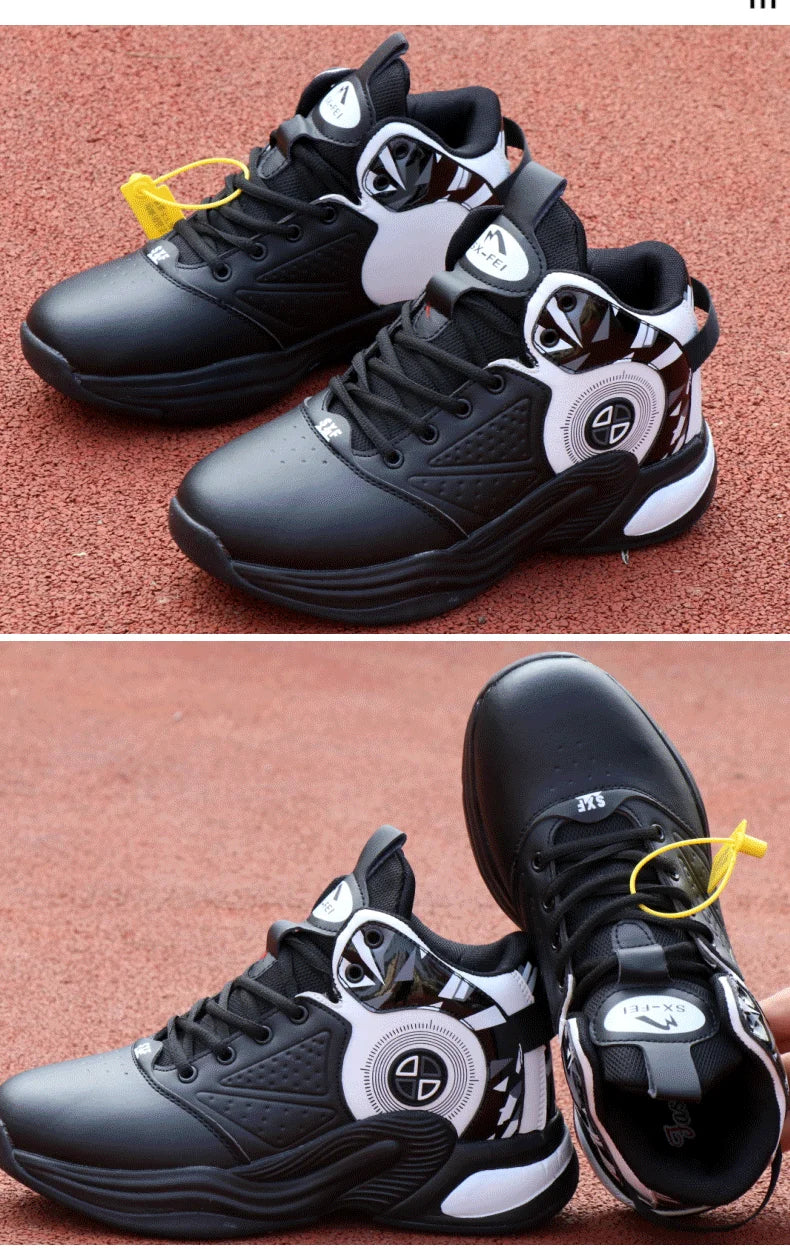 Men's Basketball Sneakers with Cushioning -- Comfortable Basketball Sneakers